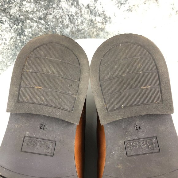 GH Bass & Co Men's Size 13M Sussex Cognac Brown Leather Lace-Up Oxford Shoes - Picture 10 of 14